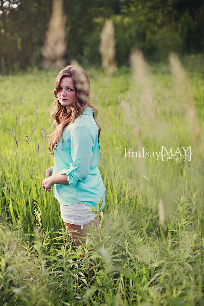 girl in Bloomington, Minnesota field